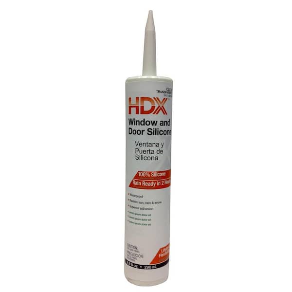 The Home Depot 9.8 oz. Clear Window and Door Silicone Caulk