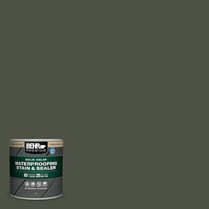 8 oz. #SC-108 Forest Solid Color Waterproofing Exterior Wood Stain and Sealer Sample