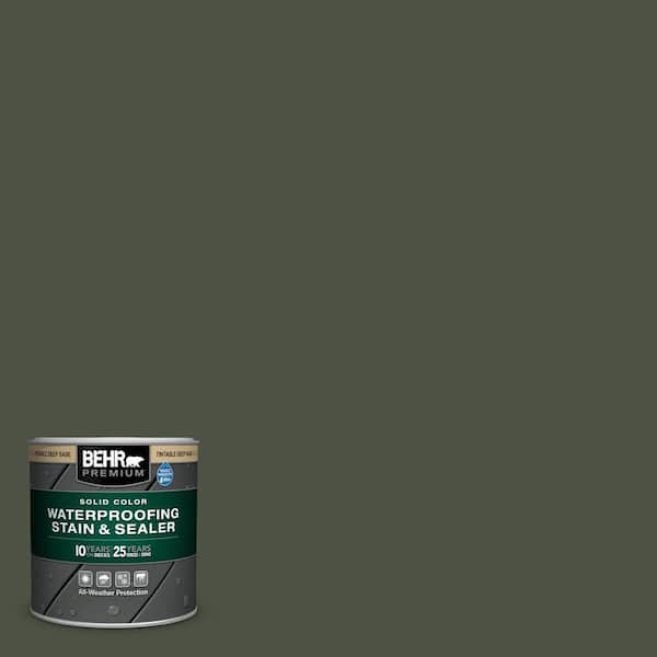 BEHR PREMIUM 8 oz. #SC-108 Forest Solid Color Waterproofing Exterior Wood Stain and Sealer Sample