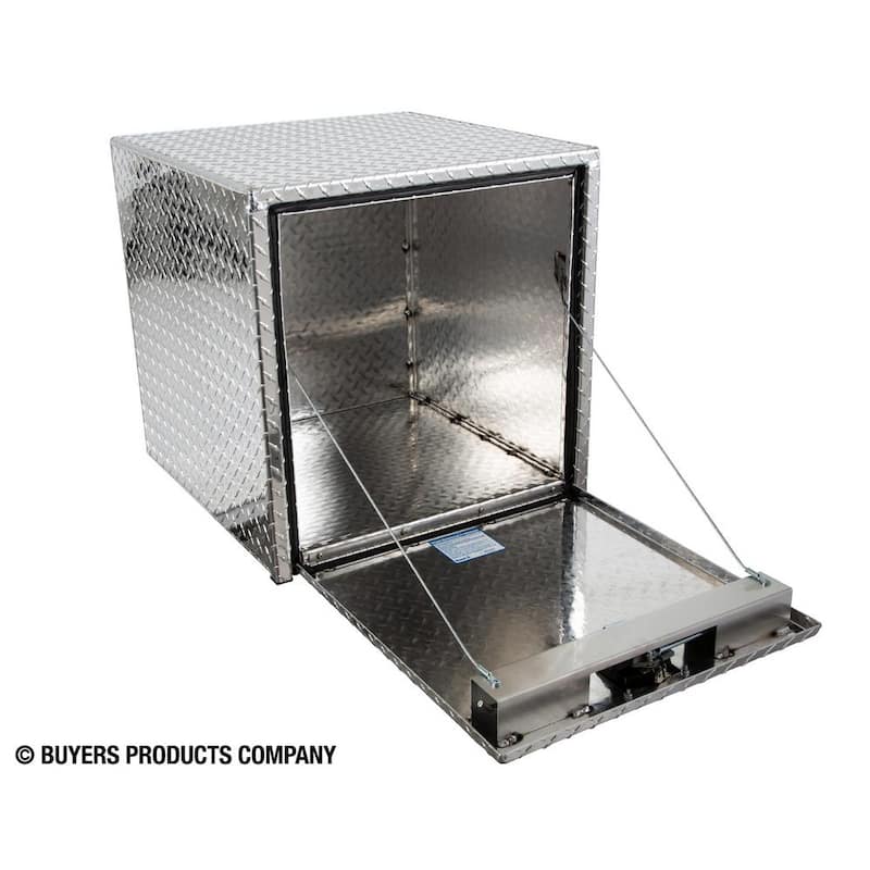 18 in. x 18 in. x 30 in. Diamond Plate Tread Aluminum Underbody Truck Tool Box