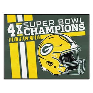 Green Bay Packers 3 ft. x 3.5 ft. All-Star Area Rug