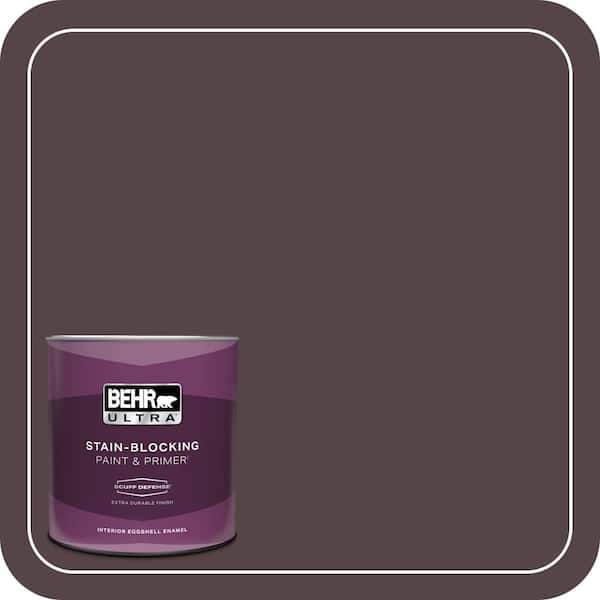 BEHR ULTRA 1 qt. #PPU1-01 Folklore Extra Durable Eggshell Enamel Interior Paint & Primer
