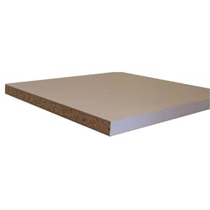 White Melamine Wood Shelf 11.75 in. D x 97 in. L