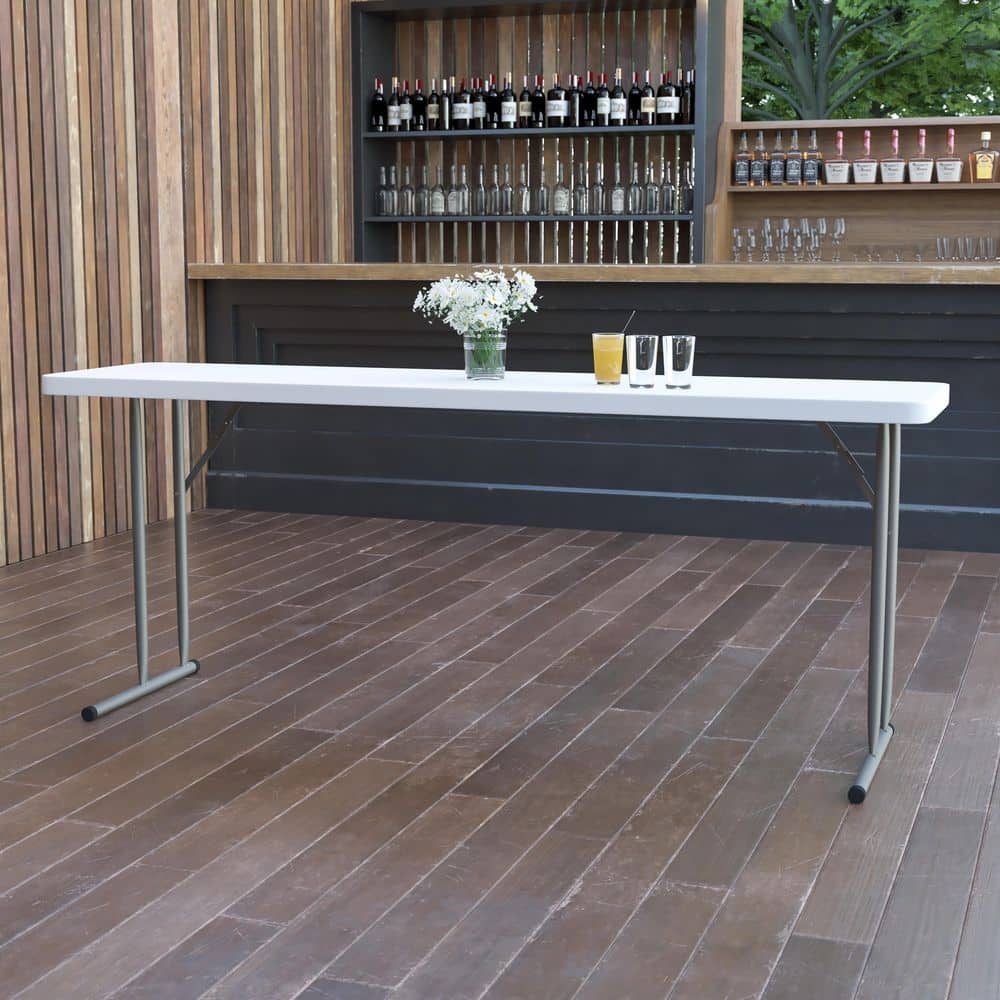 Granite White Folding Table
