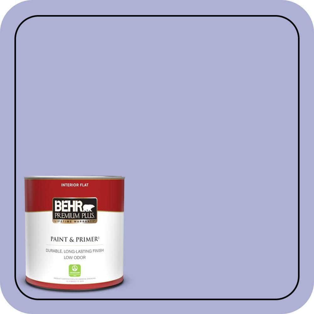 1 qt. #620B-4 Pixie Violet Flat Low Odor Interior Paint & Primer price history on PriceWatchPro
