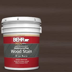 5 gal. #ST-103 Coffee Semi-Transparent Waterproofing Exterior Wood Stain