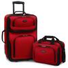 US Traveler Rio - Ensemble Bagages à Main Extensibles En Tissu Robuste Avec Sac Fourre-Tout