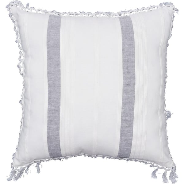 C&F HOME Nathan Cement 20 in. x 20 in. Gray Standard Pillow