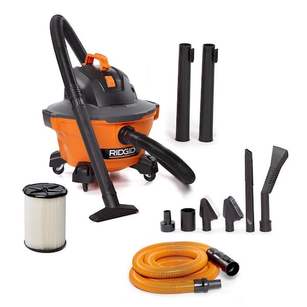 6 Gal. 3.5 Peak HP NXT Shop Vacuum HD0600 Wet Dry Vac with Filter, Hose, Wands, Utility Nozzle and Car Cleaning Kit