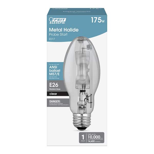 MH175 175w Watt Metal Halide ED17 Medium E26 Base Light Bulb Lamp 
