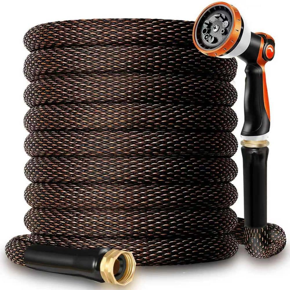 Heavy-Duty Garden Hose 100 ft High Pressure Abrasion Resistant Kink-Free Flexible Water Hose for Lawn Car Wash price history on PriceWatchPro