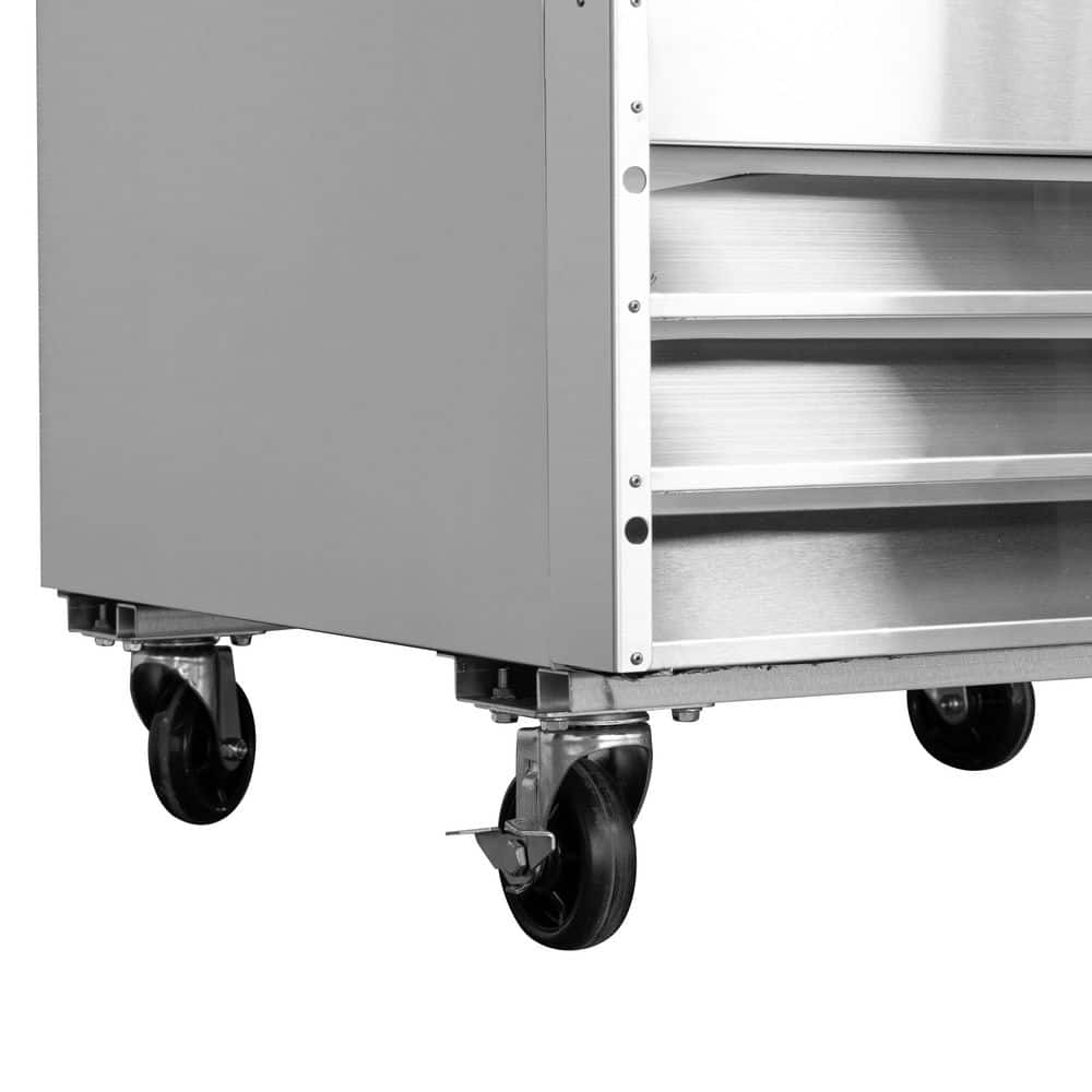 23 cu. ft. Stainless Steel Single Door Reach-In Freezer