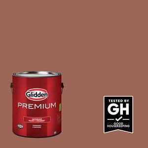 Glidden Premium 1 qt. PPG1062-6 Apple Brown Betty Flat Interior Latex ...