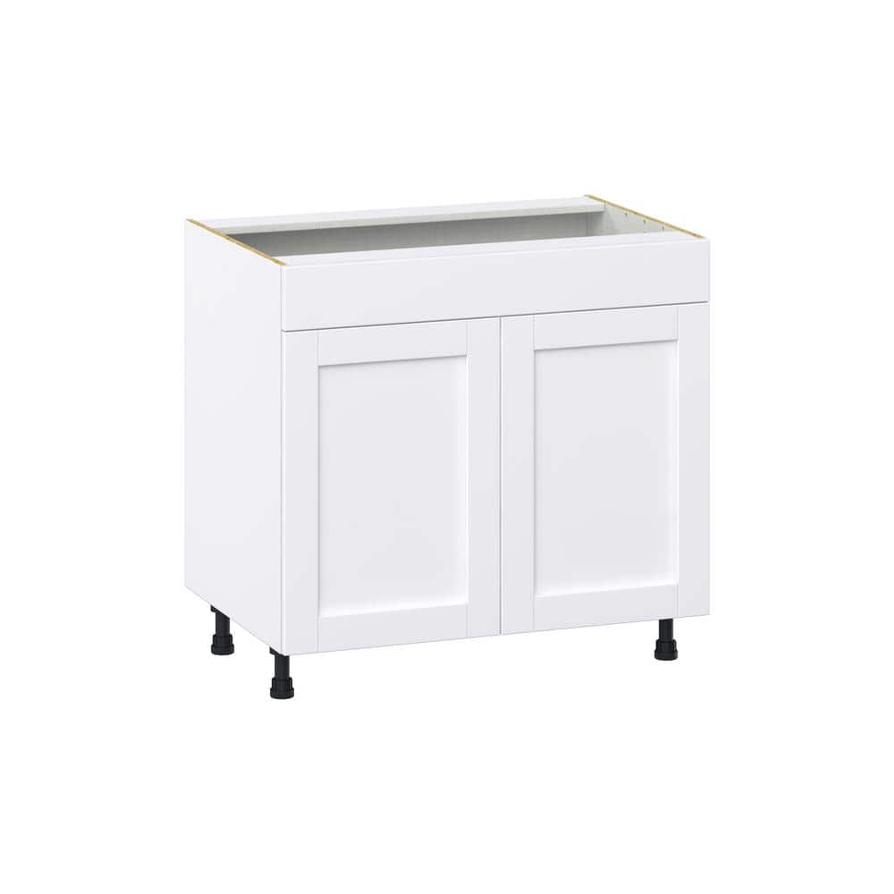 Glacier White J Collection Assembled Kitchen Cabinets Dssb36ff Mn 64 1000 