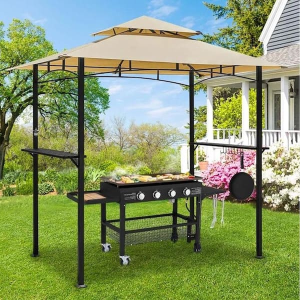 seri専用 Misopily 8 ft. x 5 ft. Double Tiered Grill Gazebo Replacement