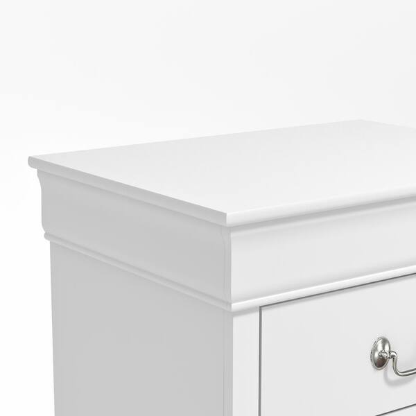 Glory+Furniture+Louis+Phillipe+G3190-N+Nightstand+White for sale online