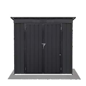 Installed 6 ft. W x 4 ft. D Metal Shed with Vents and Lockable Doors(24 sq. ft.)