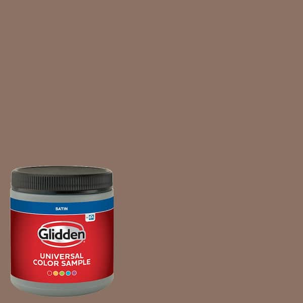 Glidden 8 oz PPG1073-6 Derby Brown Satin Interior Paint Sample