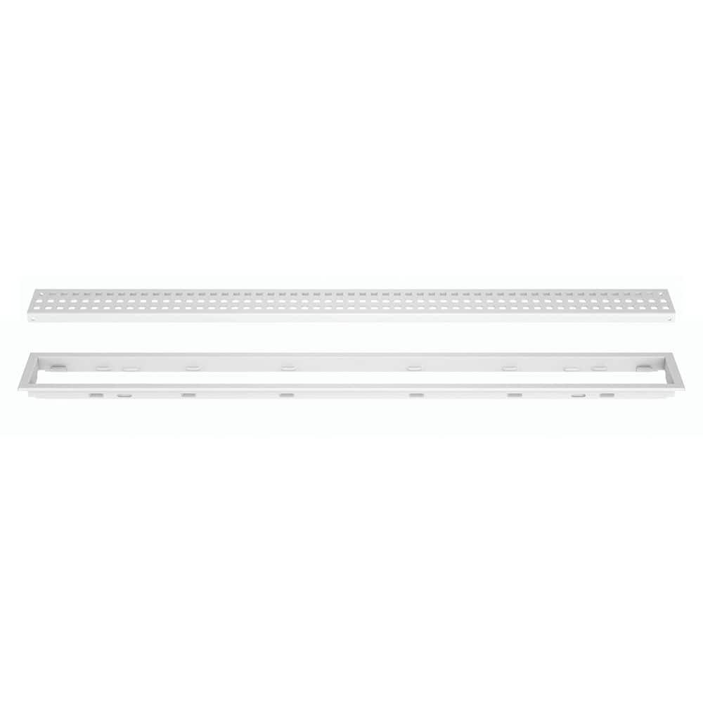 Kerdi-Line Matte White 27-9/16 in. Square Linear Drain Grate Assembly Floor Installation Kit for Accessory price history on PriceWatchPro