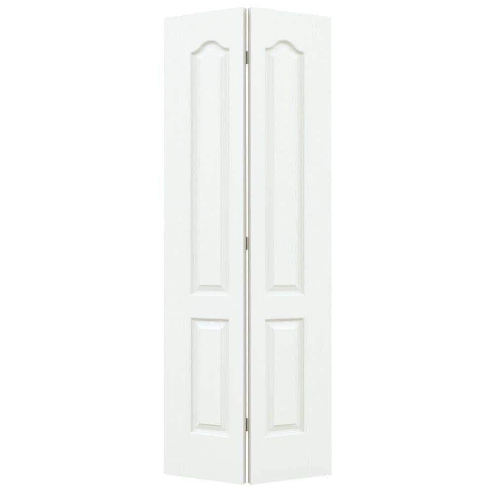 32 in. x 80 in. Camden White Painted Textured Molded Composite Closet Bi-fold Door price history on PriceWatchPro