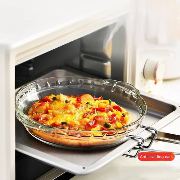 4 Pack Glass Pie Plate, 8 Inch Small Glass Pie Pan Clear - View #6