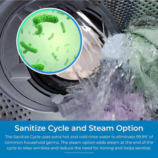 KENMORE 24 in. 2.2 cu. ft. Front-Load Washer - White with Steam 2641202