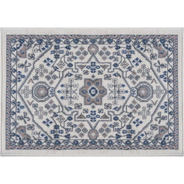 Tayse Rugs Hampton Oriental Cream 2 ft. x 3 ft. Indoor Area Rug
