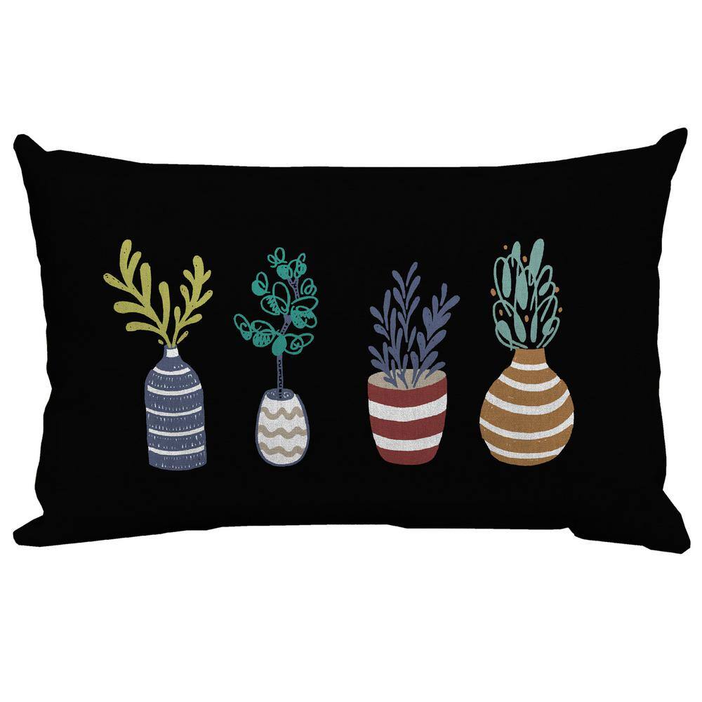 plant throw pillow