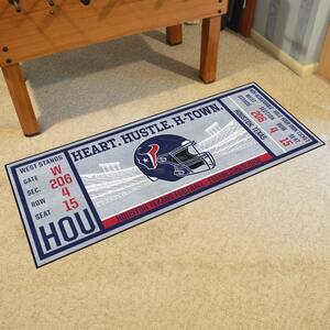 Houston Texans Rug Distressed - Ozone Billiards