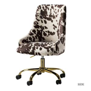 Arce 21 in. Width Standard Cowhide Fabric Task Chair with Adjustable Height