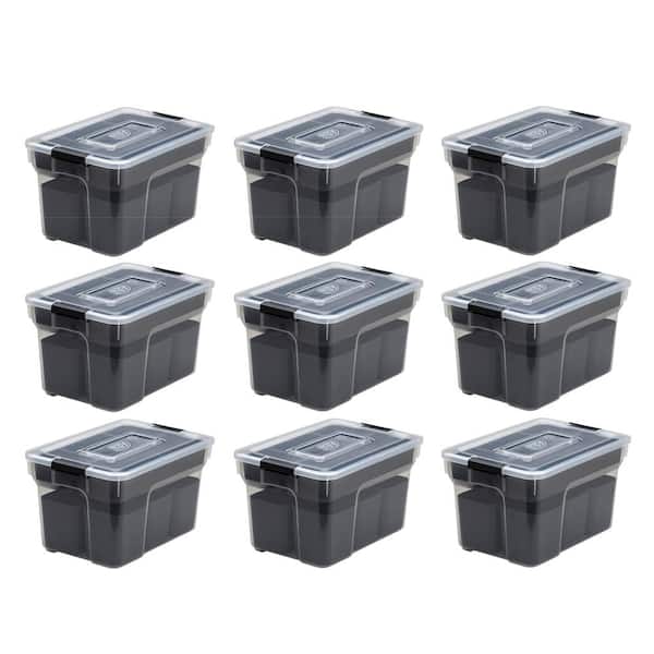 Ezy Storage 8.0 Qt. Sort It Storage Container with 2-Removable