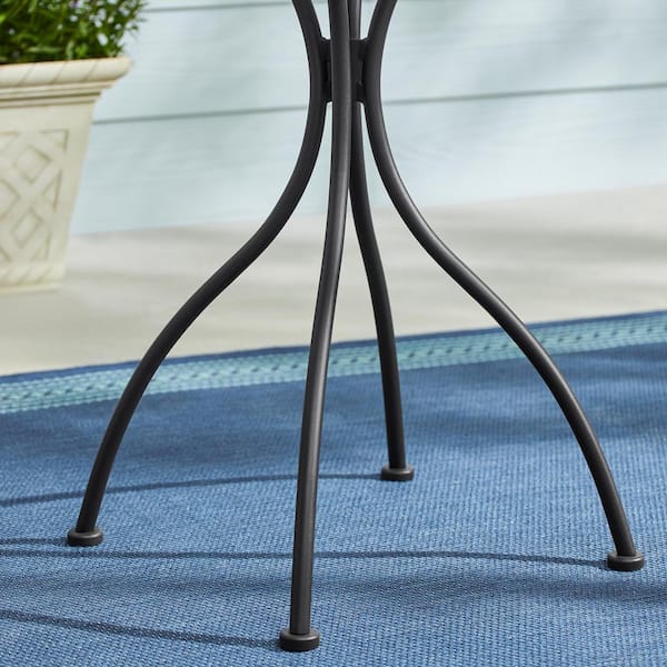 Arlington house wrought iron outdoor 3 pc bistro set hot sale