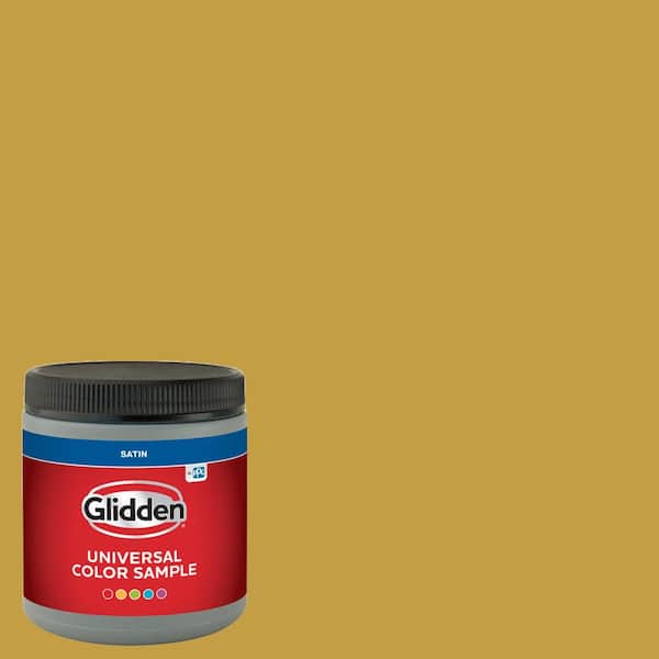 Glidden 8 oz. PPG1107-7 Golden Field Satin Interior Paint Sample