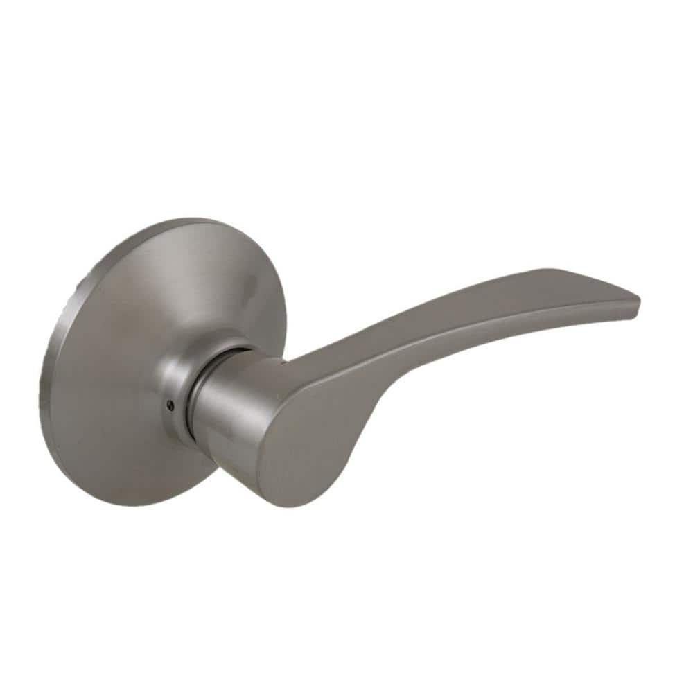 Kensington Satin Nickel Hall and Closet Door Handle