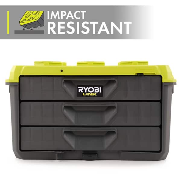 RYOBI LINK Compact 6-Compartment Modular Small Parts Organizer Tool Box  STM304 - The Home Depot