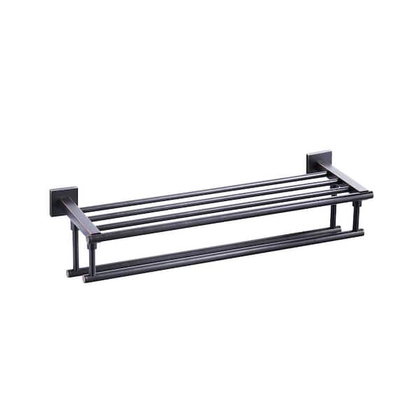 ARCORA Stainless Steels Wall Mounted Towel Rack in Oil Rubbed Bronze
