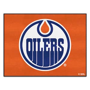 Edmonton Oilers Orange 34 in. x 42.5 in. All-Star Area Rug