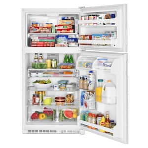 21 cu. ft. Top Freezer Refrigerator in White