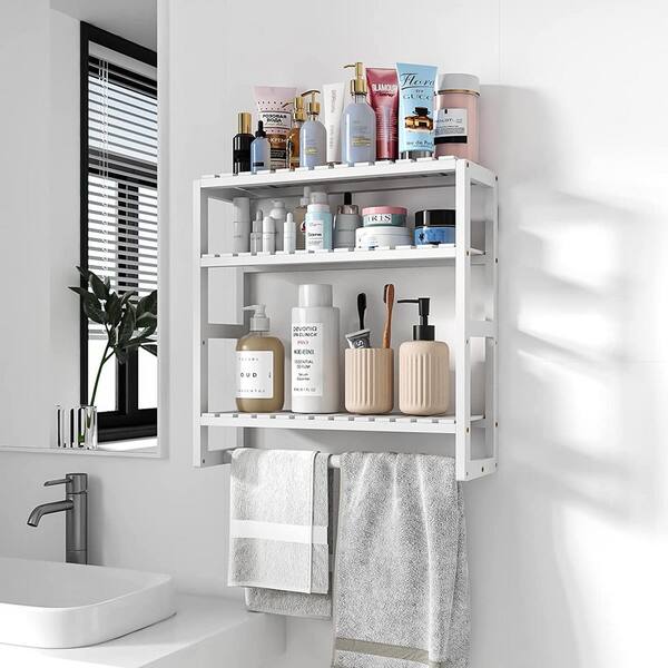 Dyiom Floating Shelves Bathroom Shelves Over Toilet Set of 2