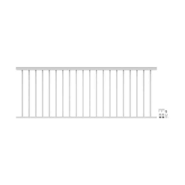 Barrette Outdoor Living VersaRail Classic 8 ft. x 36 in. White Aluminum Rail Level Kit