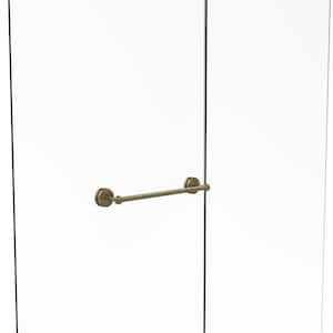 Prestige Skyline Collection 18 in. Shower Door Towel Bar in Antique Brass
