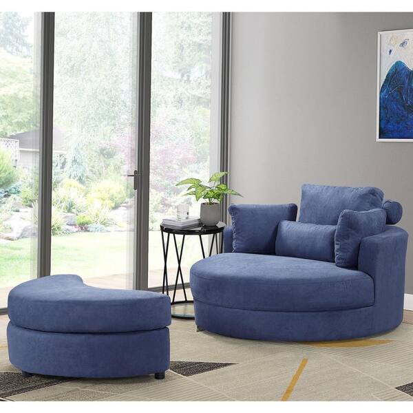 cuddler chair and ottoman