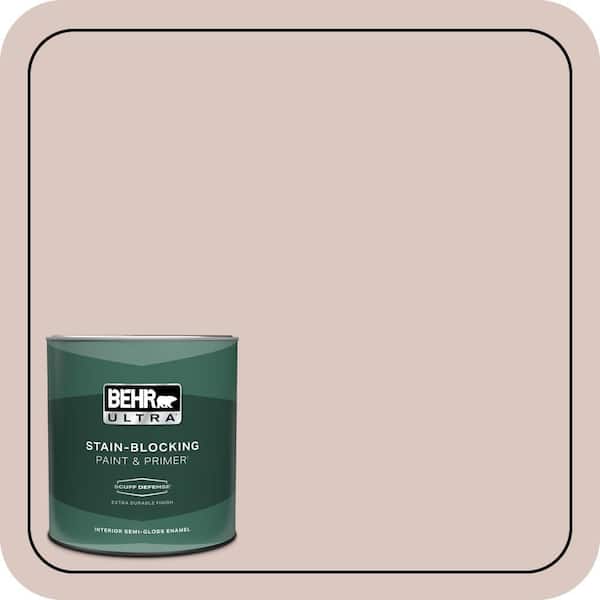 BEHR ULTRA 1 qt. #N160-2 Malted Extra Durable Semi-Gloss Enamel Interior Paint & Primer