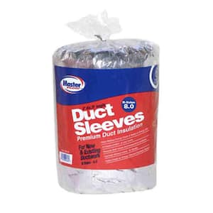 6 in. Dia R-8 Ductwork Insulation Sleeve