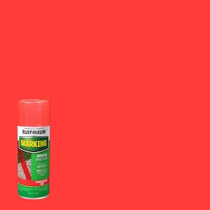 11 oz. Fluorescent Red Marking Spray Paint (6-Pack)