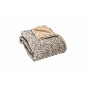 Limited Faux Fur Throw Lynx 50 in. x 60 in.
