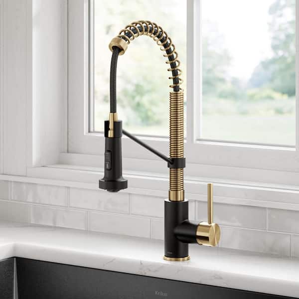 KRAUS Bolden Single Handle Commercial Style 18-Inch Pull-Down