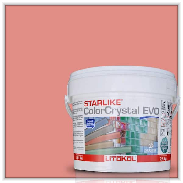 The Tile Doctor Starlike EVO Epoxy Grout 830 Rosa Kyoto 2.5 kg - 5.5 lbs.