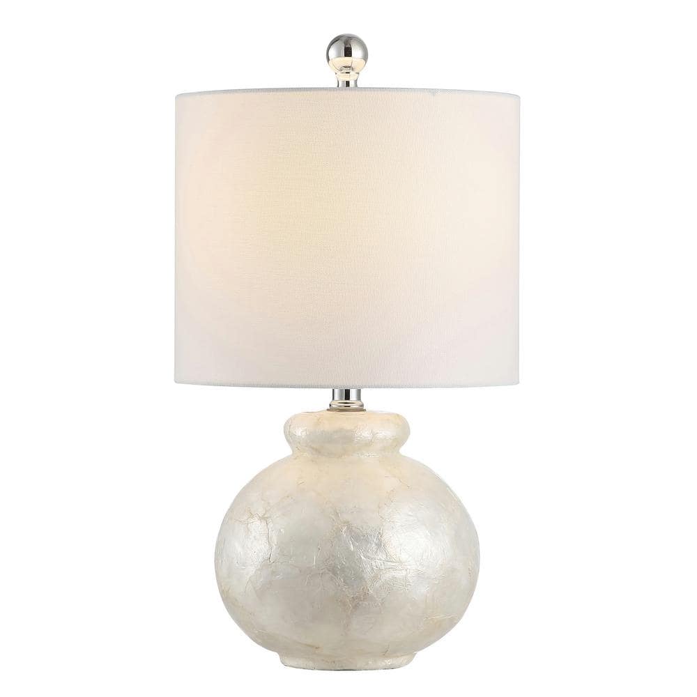 Arc Adjustable Ivory Seashell Mosaic Table Lamp