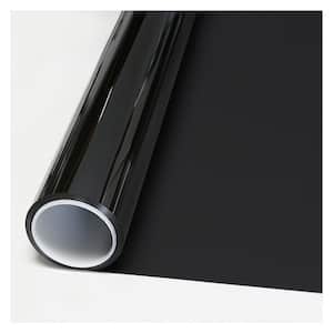 24 in. x 49 ft. NA05 Daytime Privacy and Sun Control Black (Very Dark) Window Film